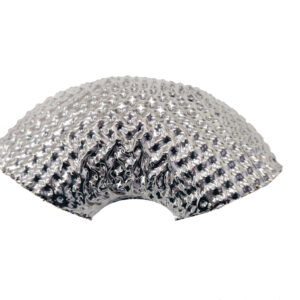 45mm-1.75inch 0.1mm Stainless Steel Half Clam Bend (6 pack)