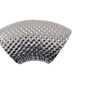 63mm-2.5inch 0.1mm Stainless Steel Half Clam Bend (6 pack)
