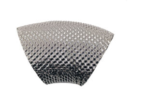 89mm-3.5inch 0.1mm Stainless Steel Half Clam Bend (6 pack)